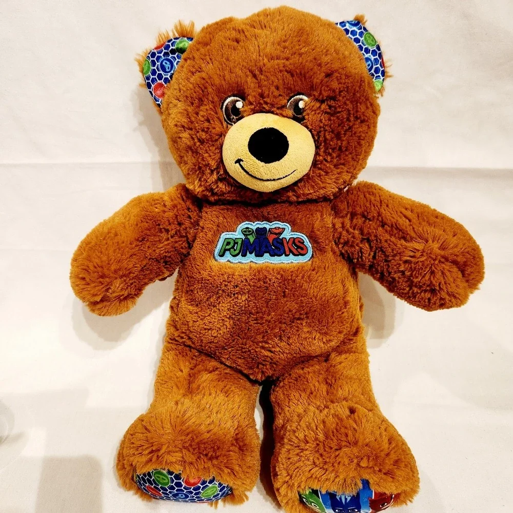 Build A Bear PJ Masks 16in Brown Teddy Bear 2021 BABW Plush Sound Not Working